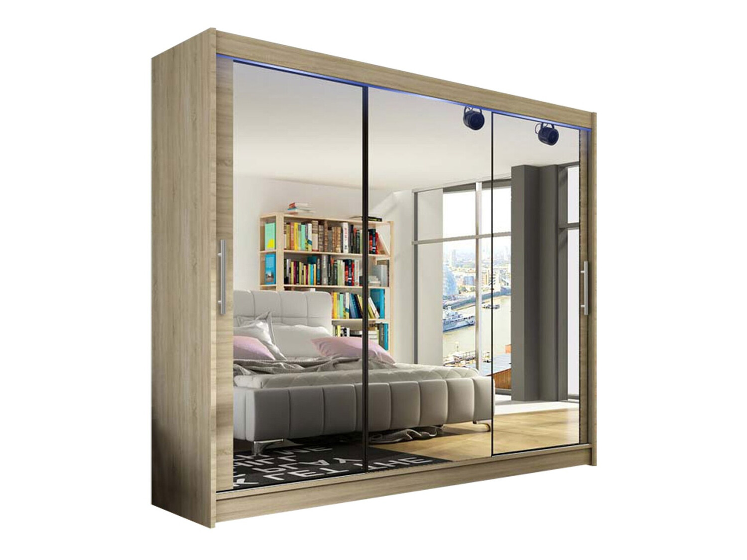 Kledingkast Closico 119 (Sonoma eik)