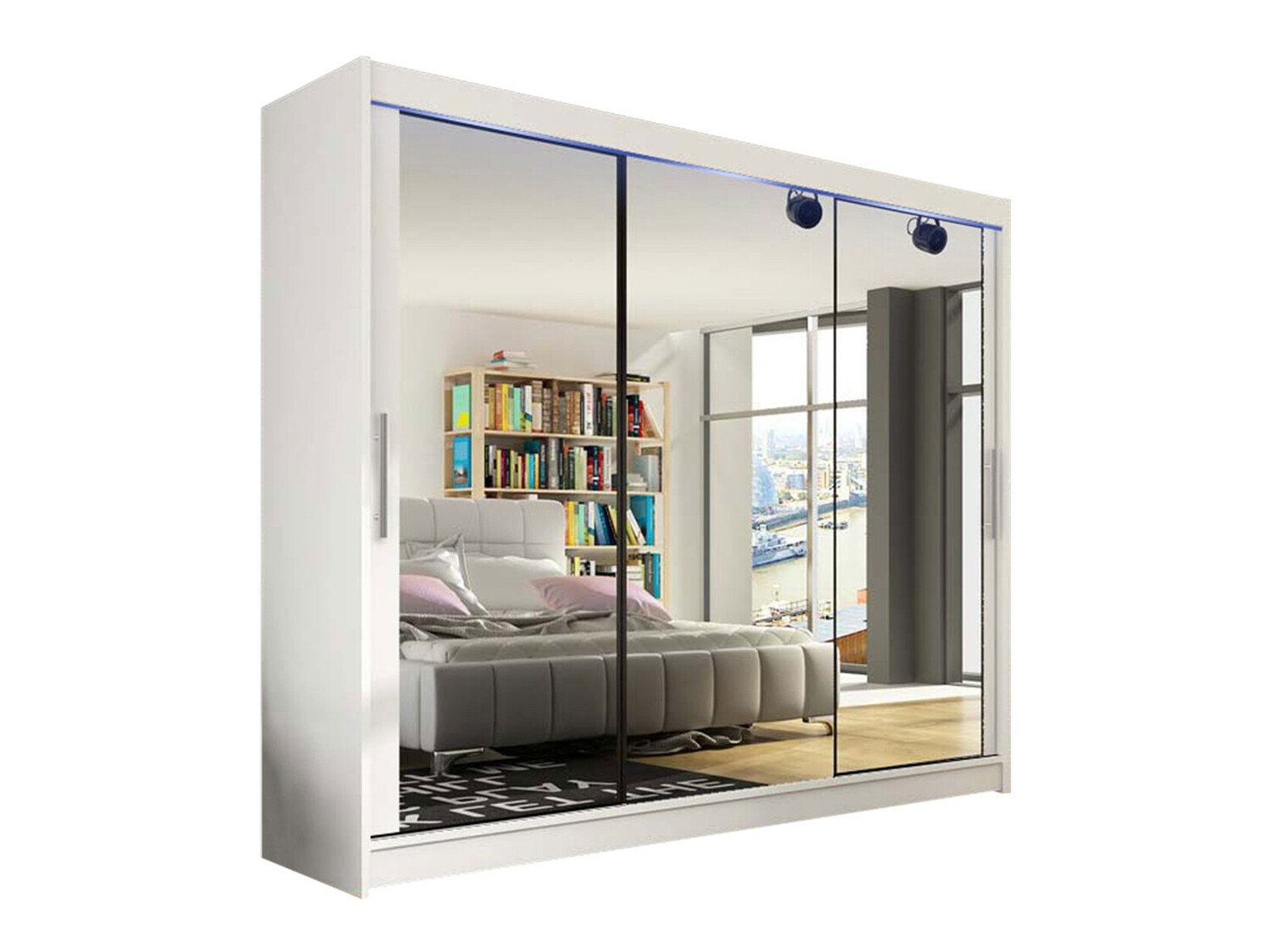 Kledingkast Closico 119 (Wit)