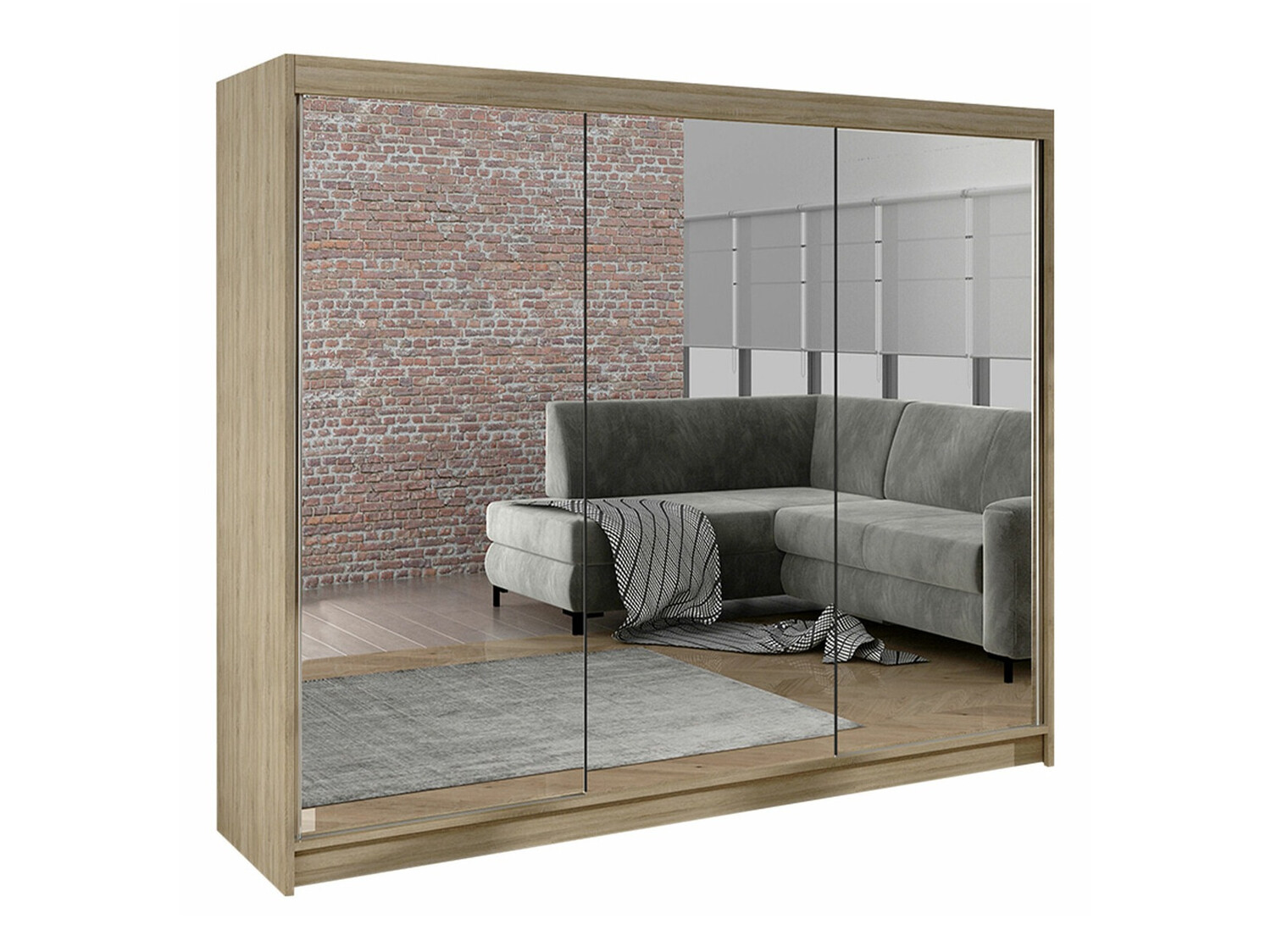 Kledingkast Closico 160 (Sonoma eik)