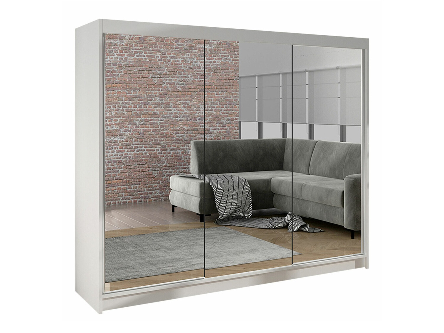 Kledingkast Closico 160 (Wit)