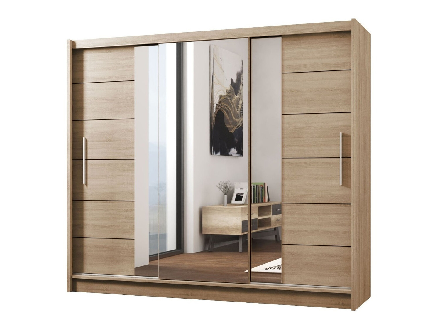 Kledingkast Honolulu 119 (Sonoma eik)