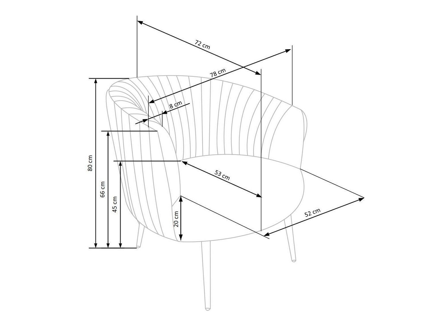 Fauteuil Houston 824 (Donkergroen)