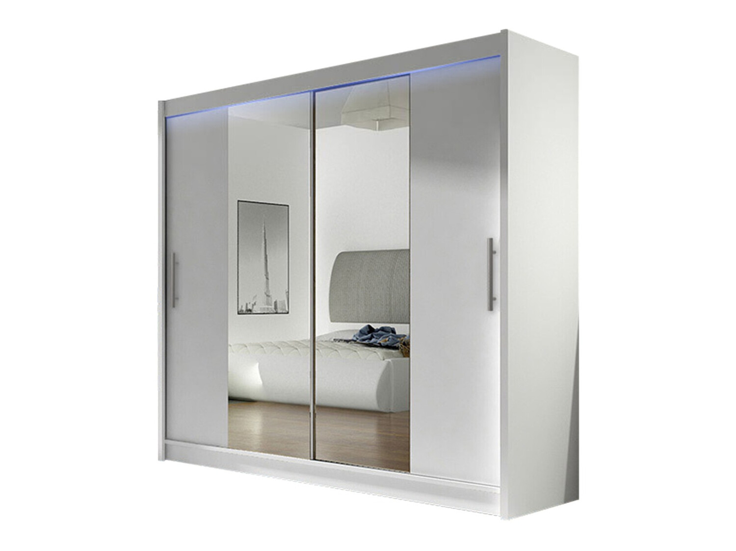 Kledingkast Closico 123 (Wit)