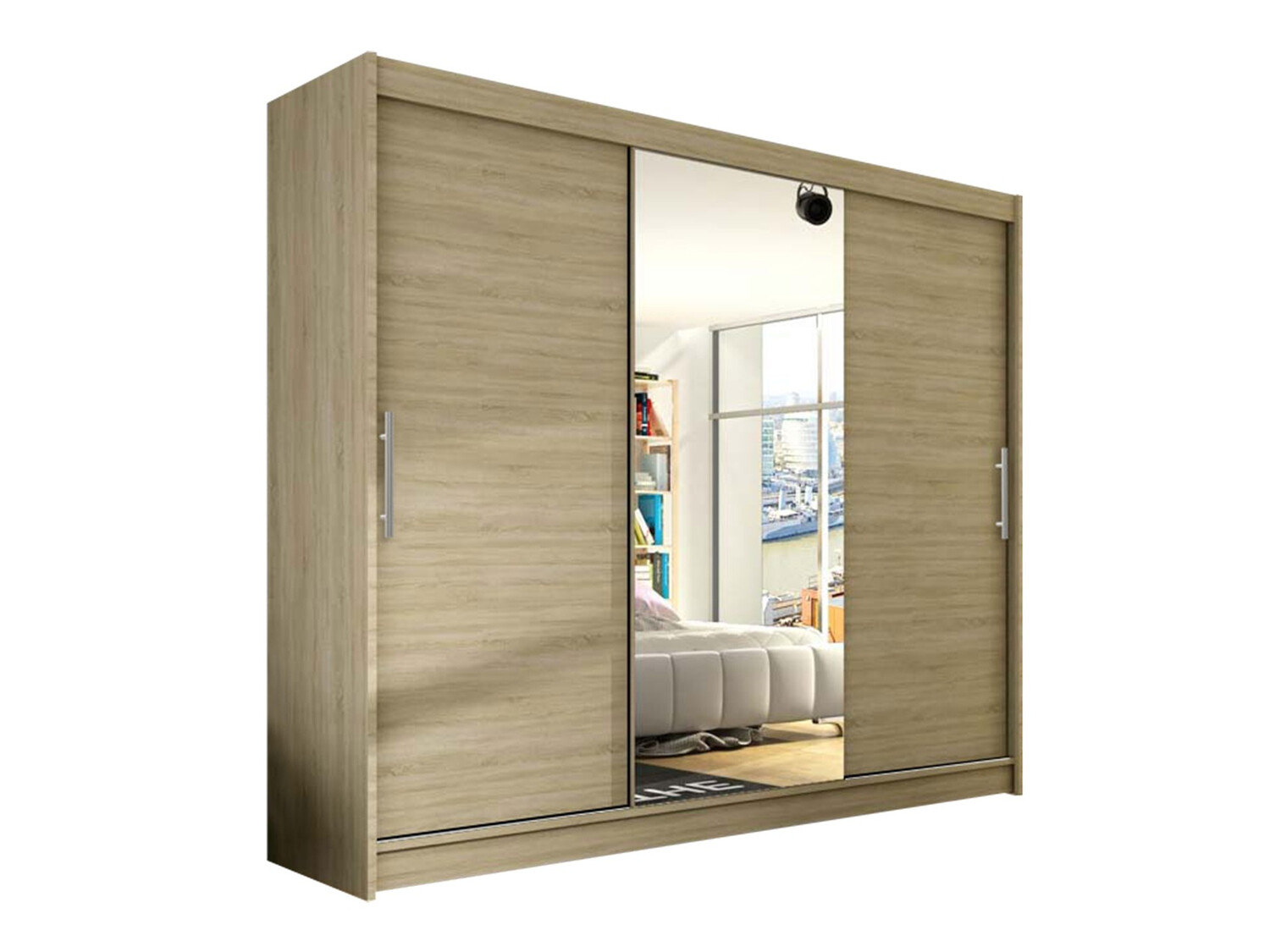 Kledingkast Closico 122 (Sonoma eik)