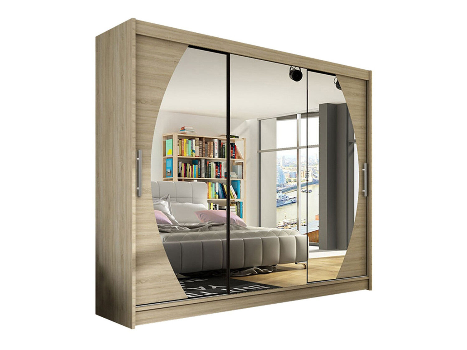 Kledingkast Closico 130 (Sonoma eik)