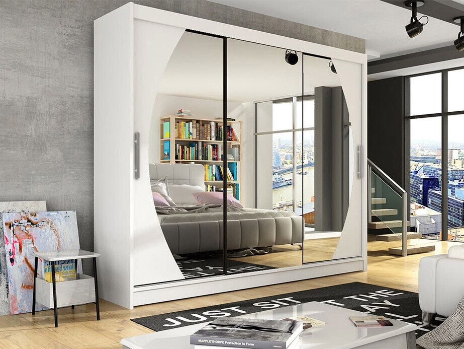 Kledingkast Closico 130 (Wit)