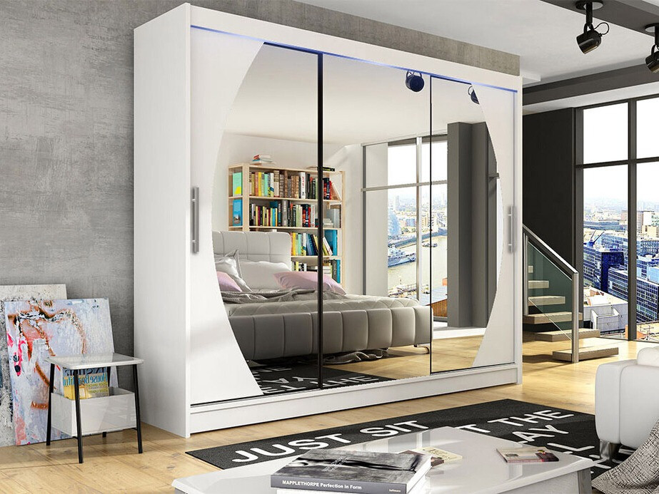 Kledingkast Closico 130 (Wit)