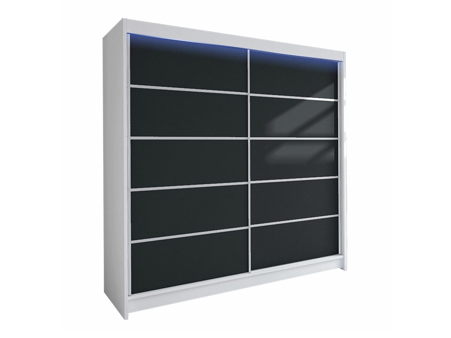 Kledingkast Closico Cavaris IV (Wit + Zwart)