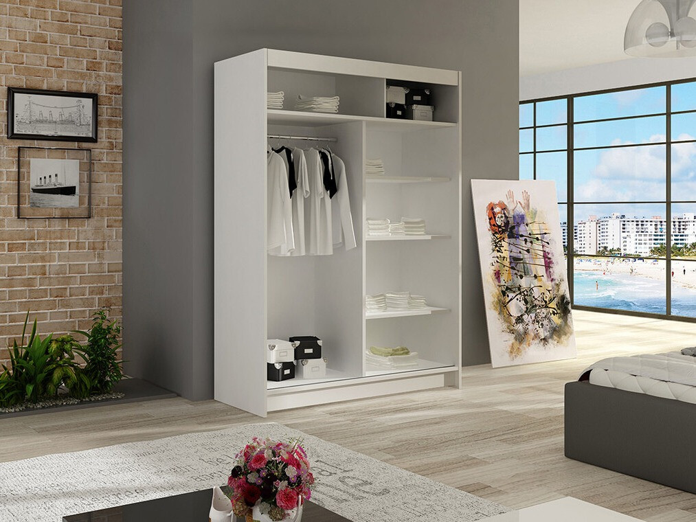 Kledingkast Closico Pacron VII (Wit)