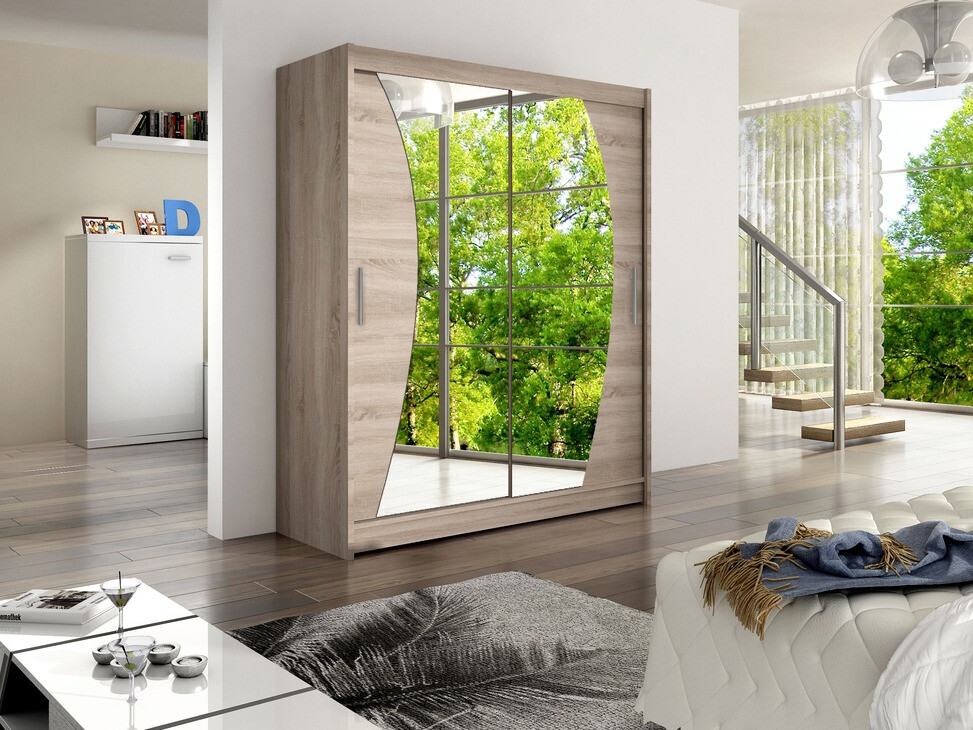 Kledingkast Closico 110 (Truffel eiken)