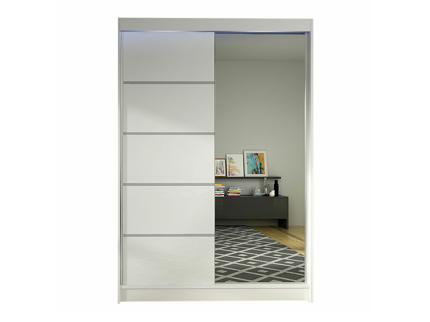 Kledingkast Closico Salvor III (Wit)
