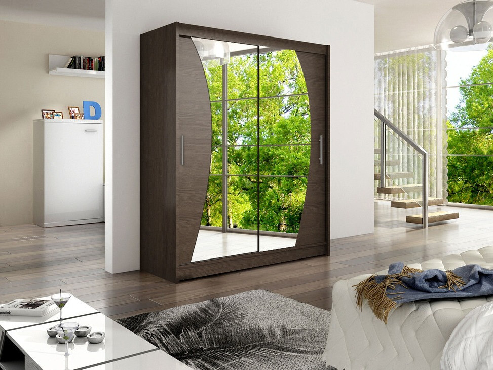 Kledingkast Closico 110 (Donkere eik)