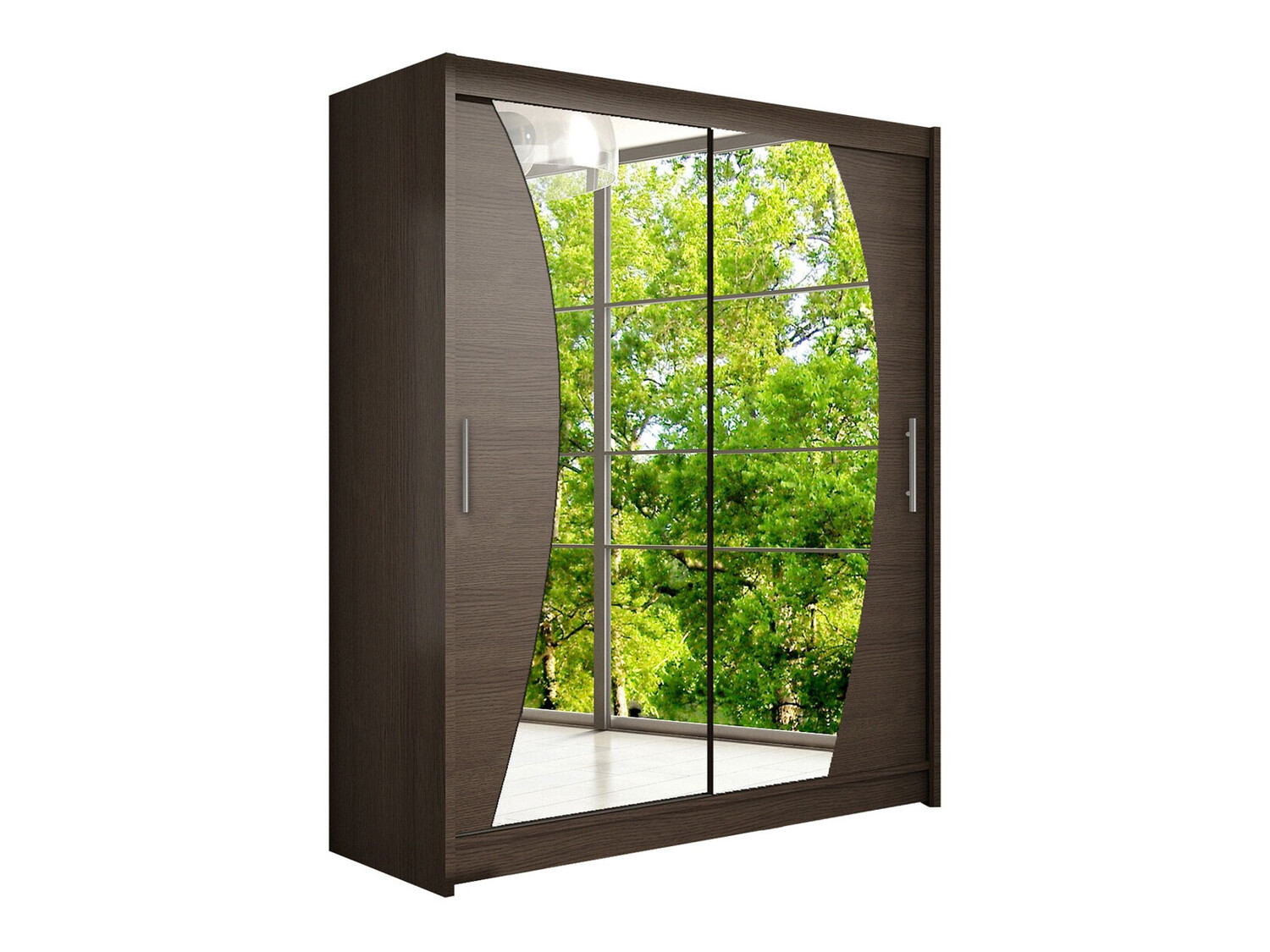 Kledingkast Closico 110 (Donkere eik)