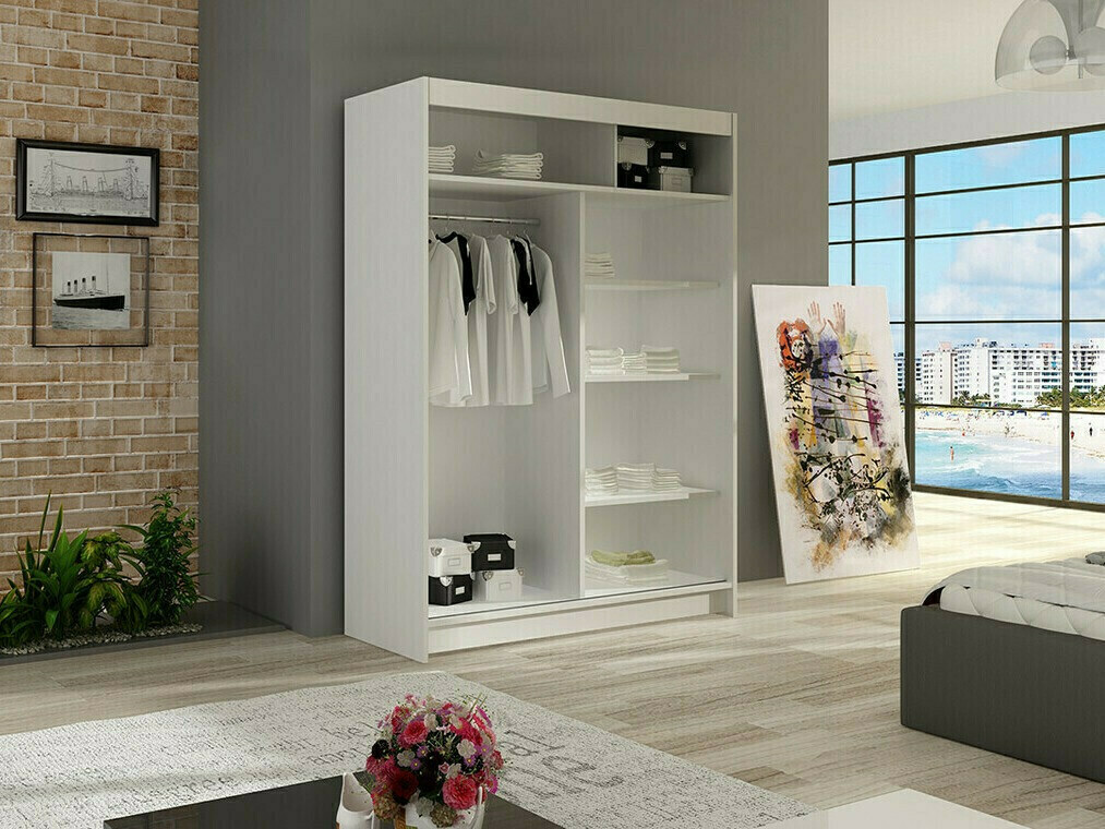 Kledingkast Closico Pacron VI (Wit)