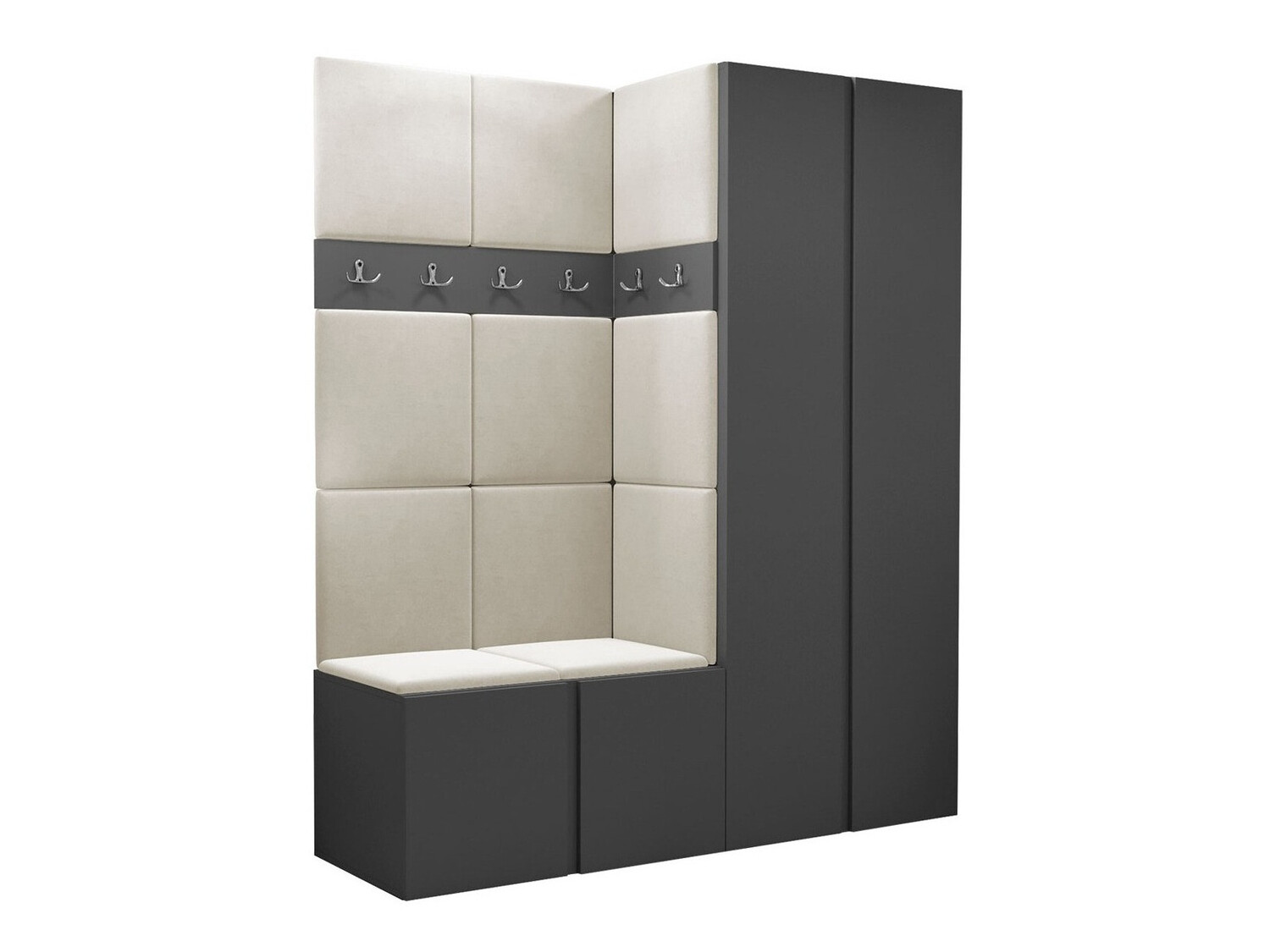 Gangmeubelset Hartford 266 (Grafiet)