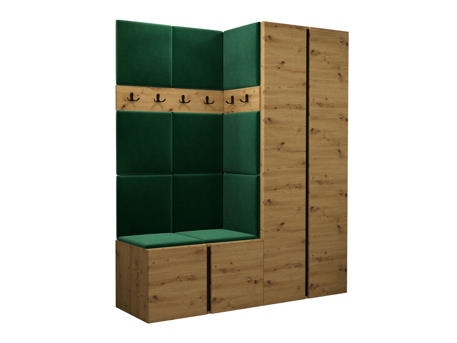 Gangmeubelset Pinis III (Artisan eiken)