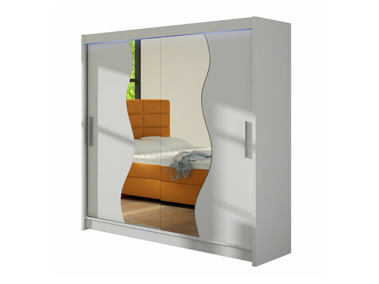 Kledingkast Closico 126 (Wit)