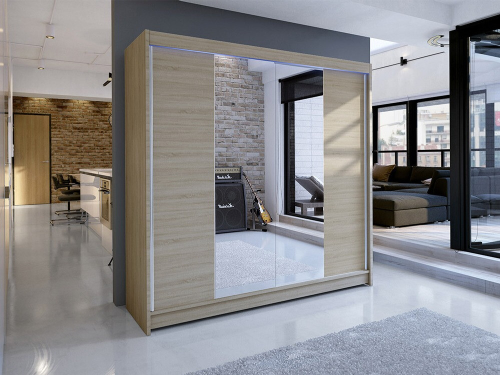 Kledingkast Closico 138 (Sonoma eik)