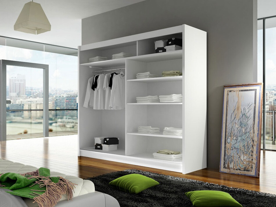 Kledingkast Closico Pallor V (Wit)