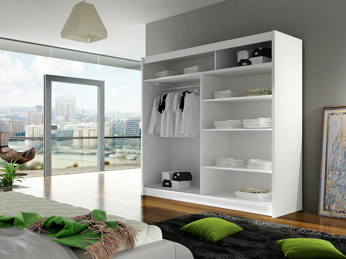 Kledingkast Closico Pallor VII (Wit)