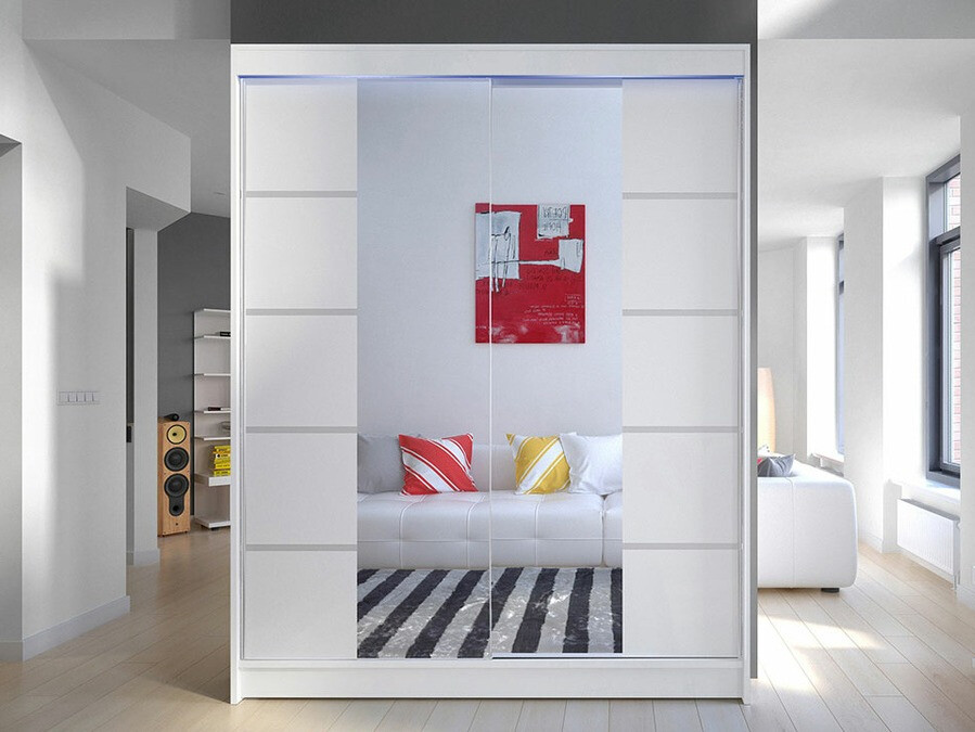 Kledingkast Closico Vastor V (Wit)