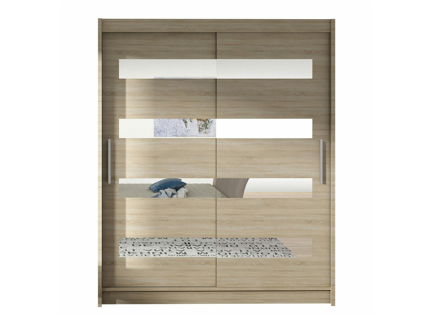 Kledingkast Closico 136 (Sonoma eik)