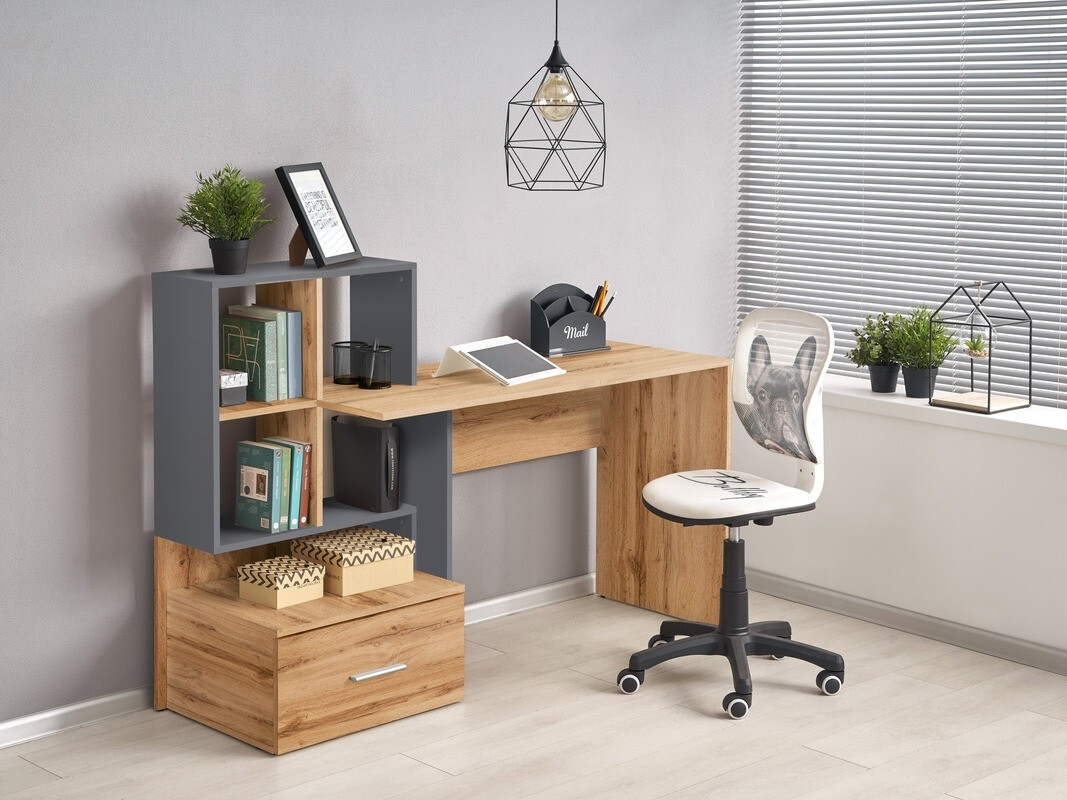 Bureau Houston 826 (Wotan eik + Antraciet)