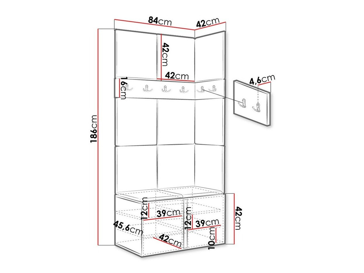 Gangmeubelset Hartford 264 (Artisan eiken)