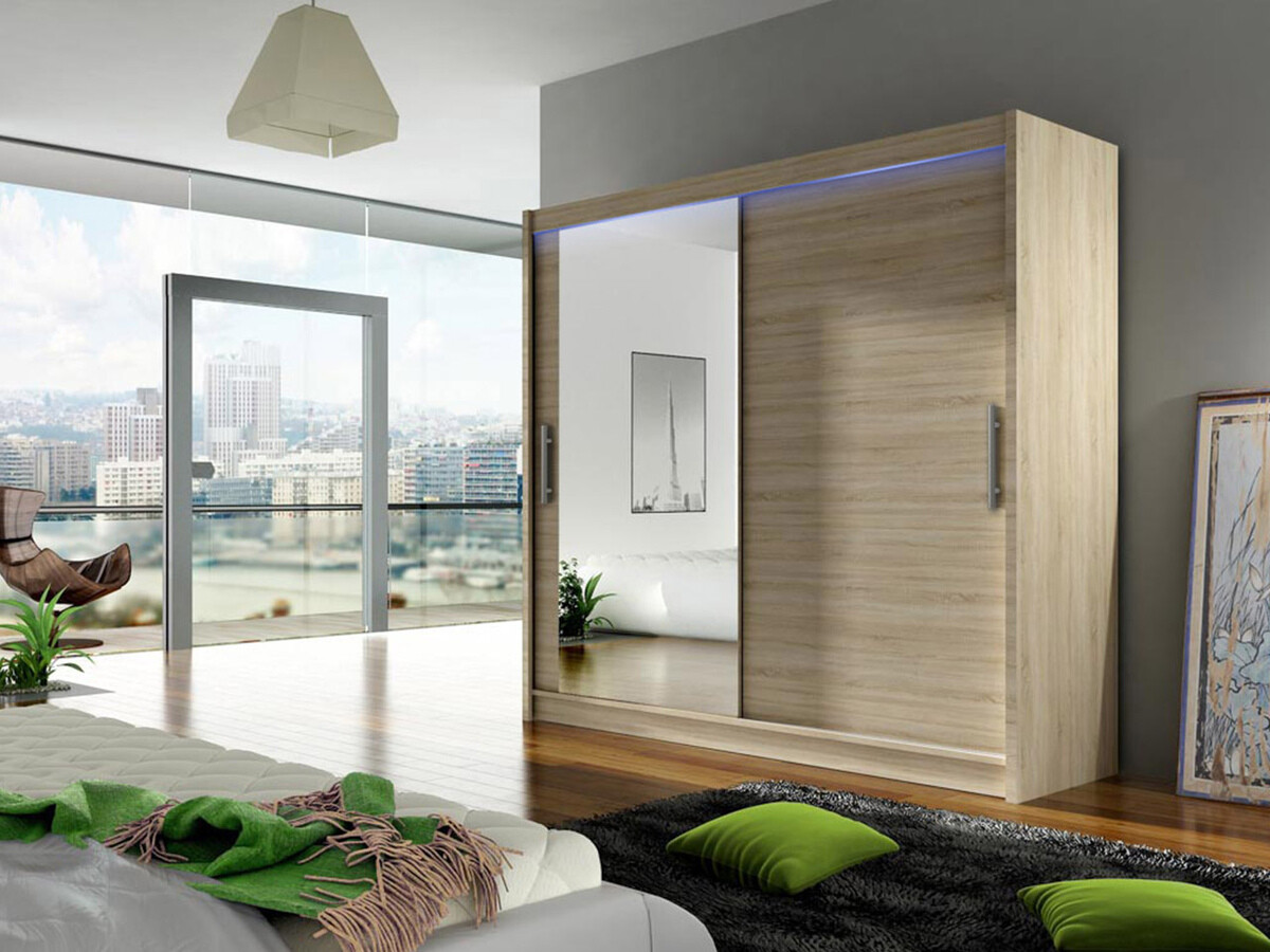 Kledingkast Closico 107 (Sonoma eik)