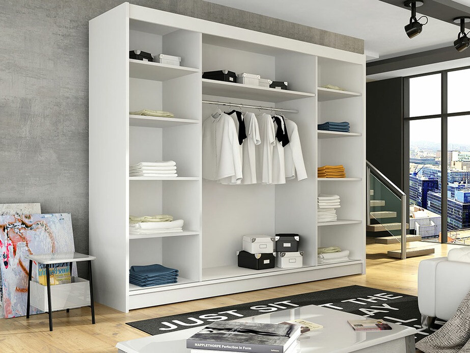 Kledingkast Closico 120 (Wit)