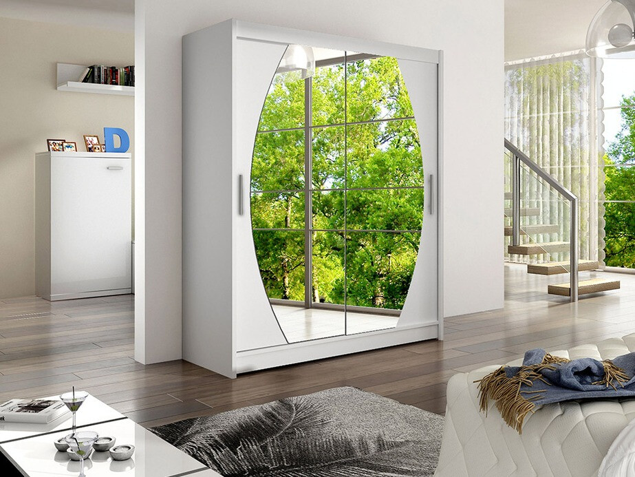 Kledingkast Closico 121 (Wit)