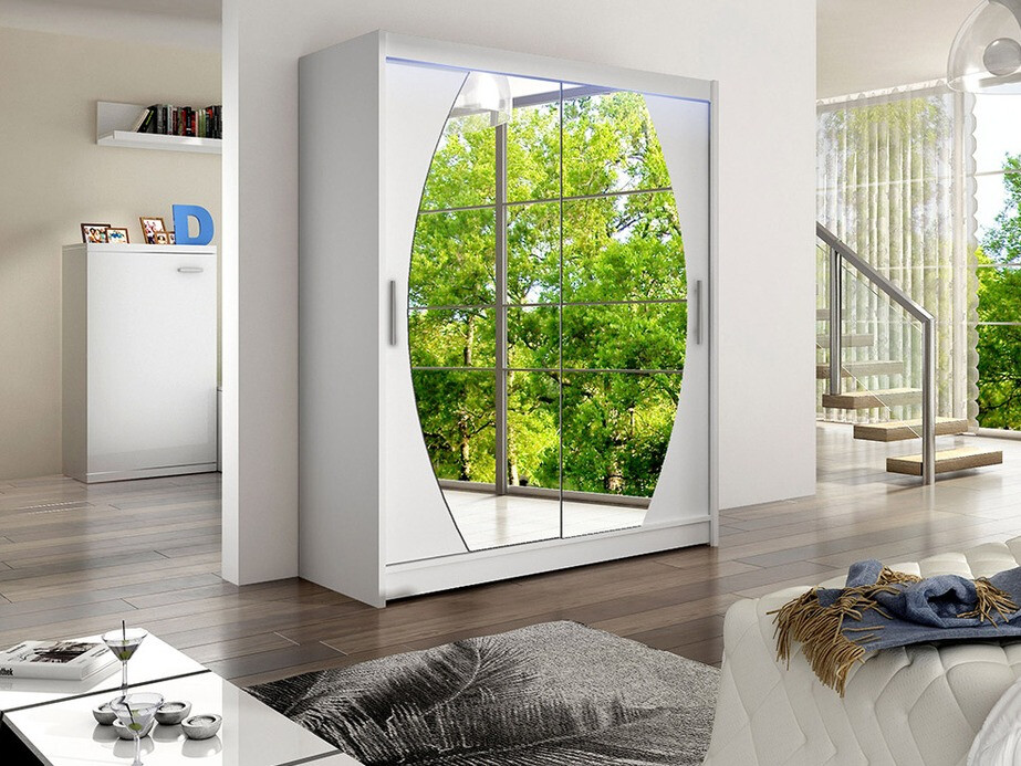 Kledingkast Closico 121 (Wit)