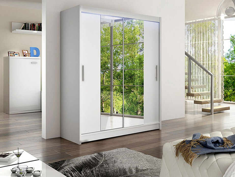 Kledingkast Closico 132 (Wit)