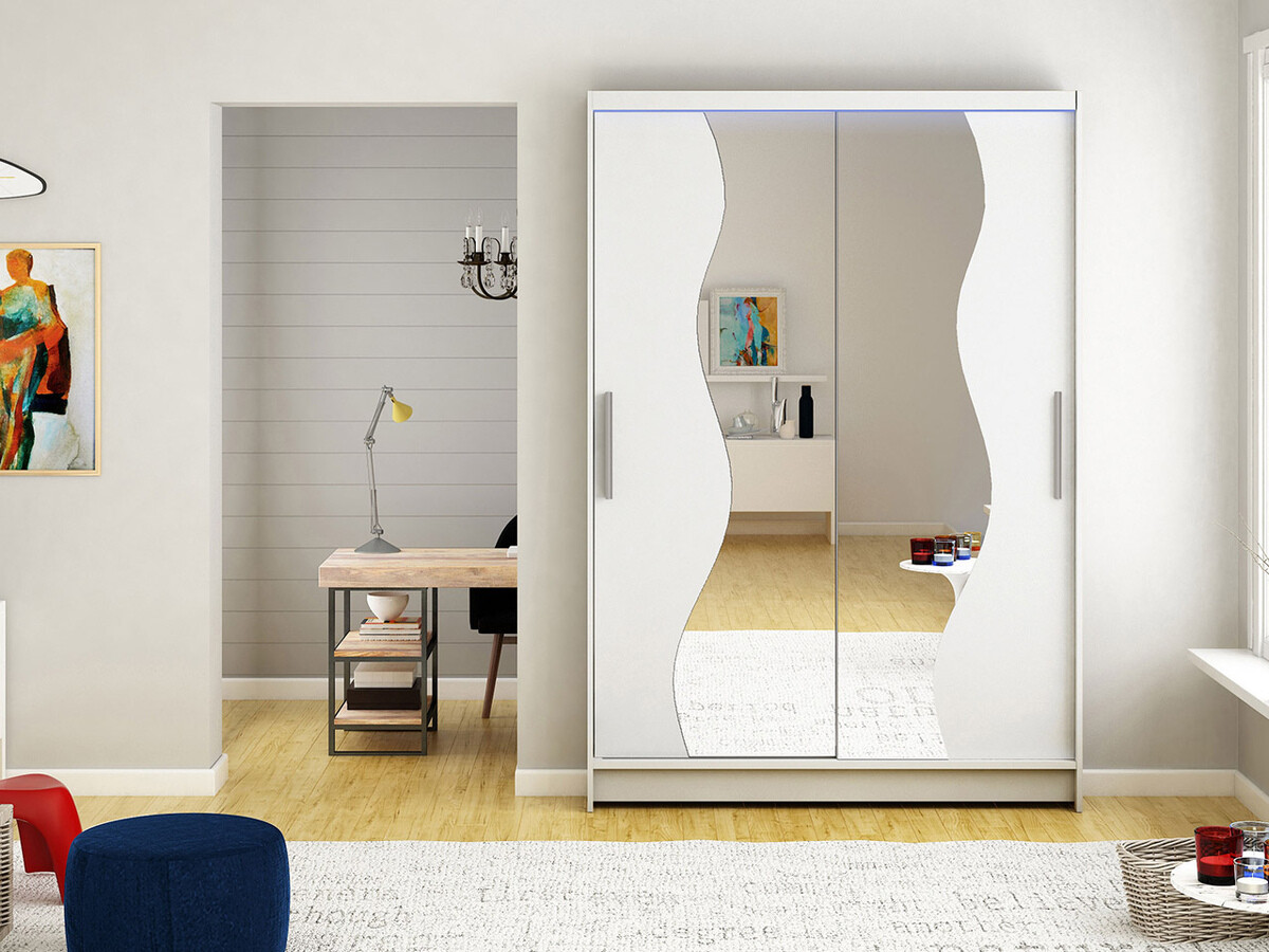 Kledingkast Closico 139 (Wit)