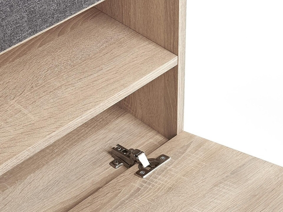 Schoenenkast Cirveso 117 (Sonoma eik + Grijs)