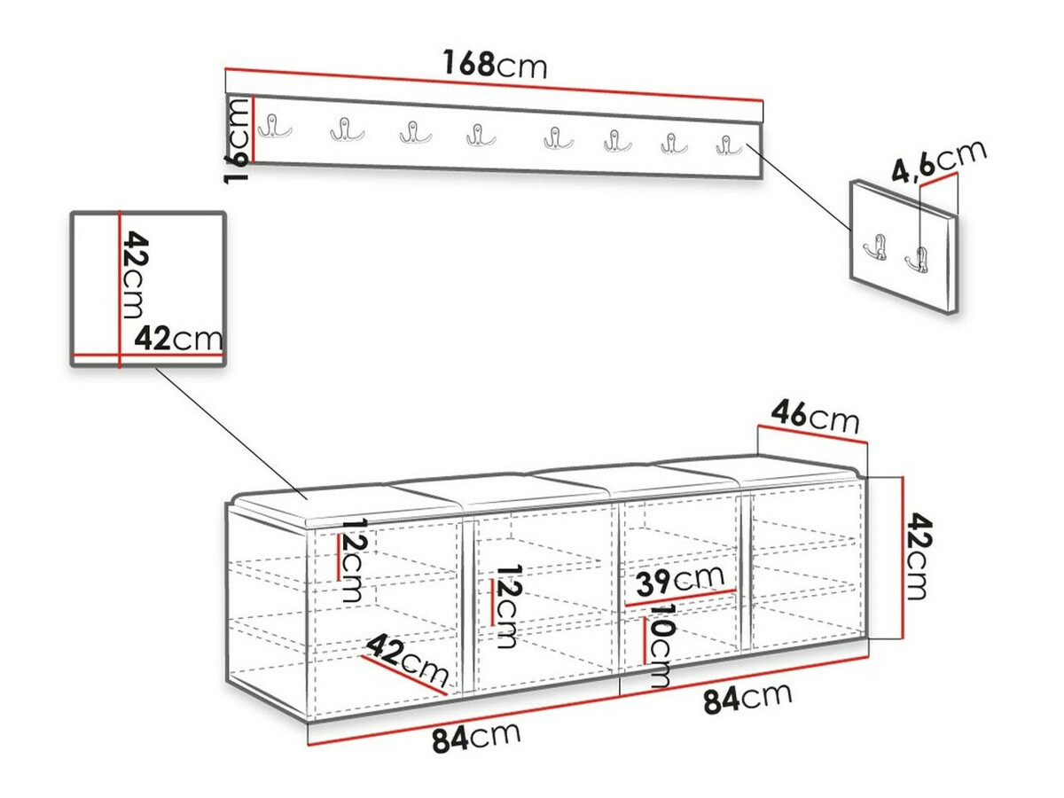 Gangmeubelset Hartford 276 (Eco leder Soft 011)