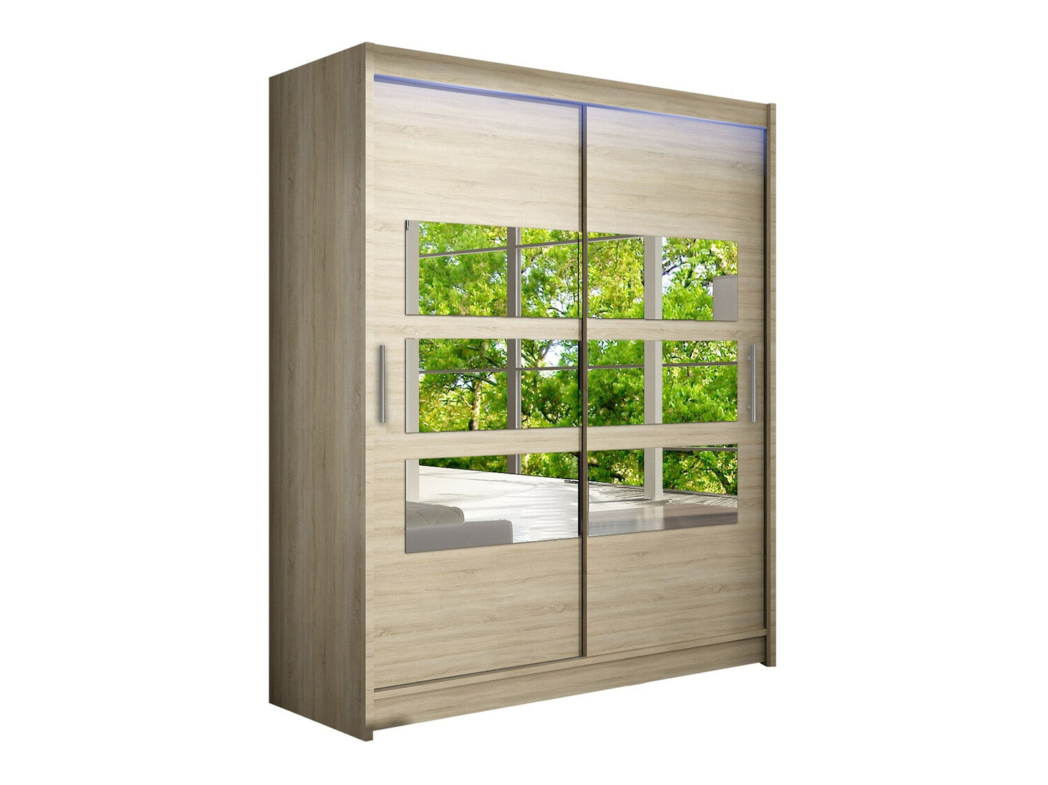 Kledingkast Closico 157 (Sonoma eik)