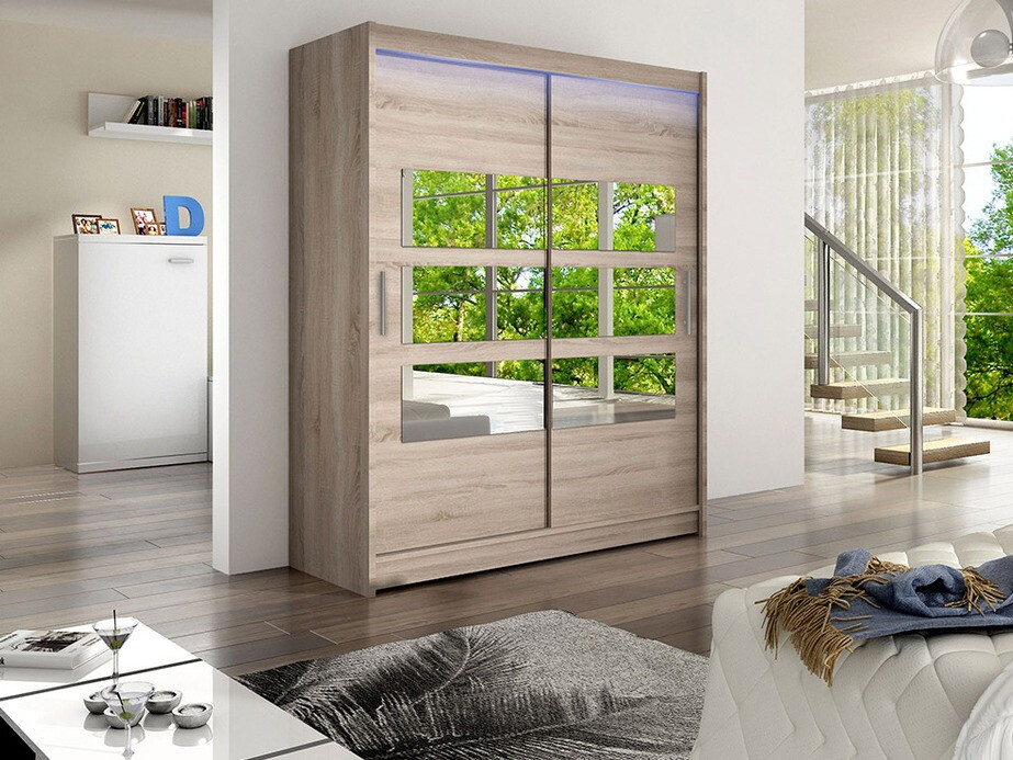 Kledingkast Closico Camera VII (Truffel eiken)