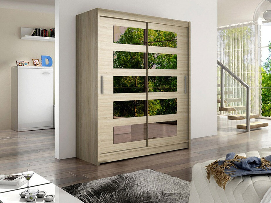 Kledingkast Closico 114 (Sonoma eik)