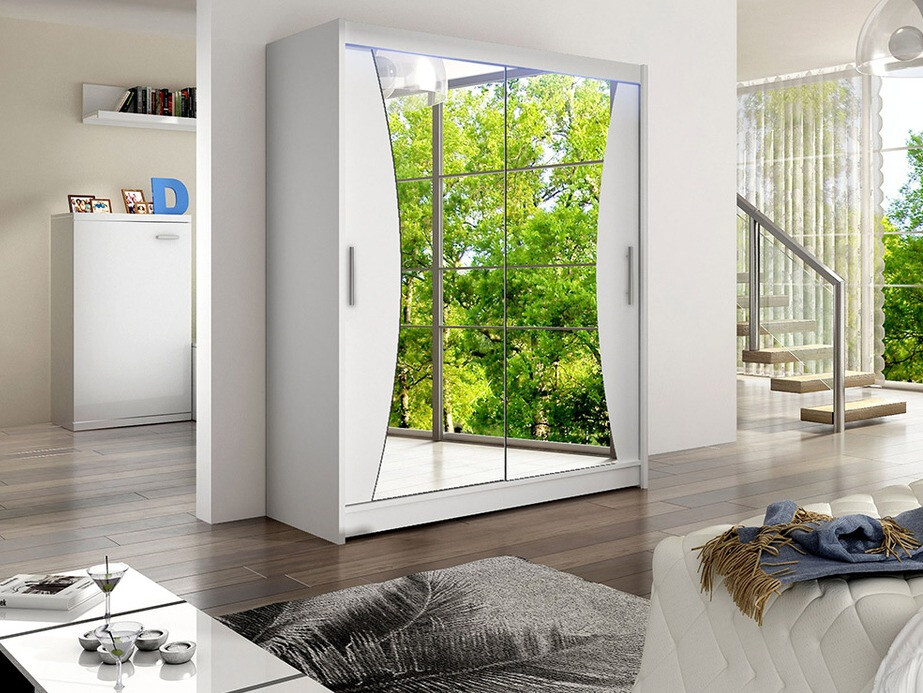 Kledingkast Closico 116 (Wit)