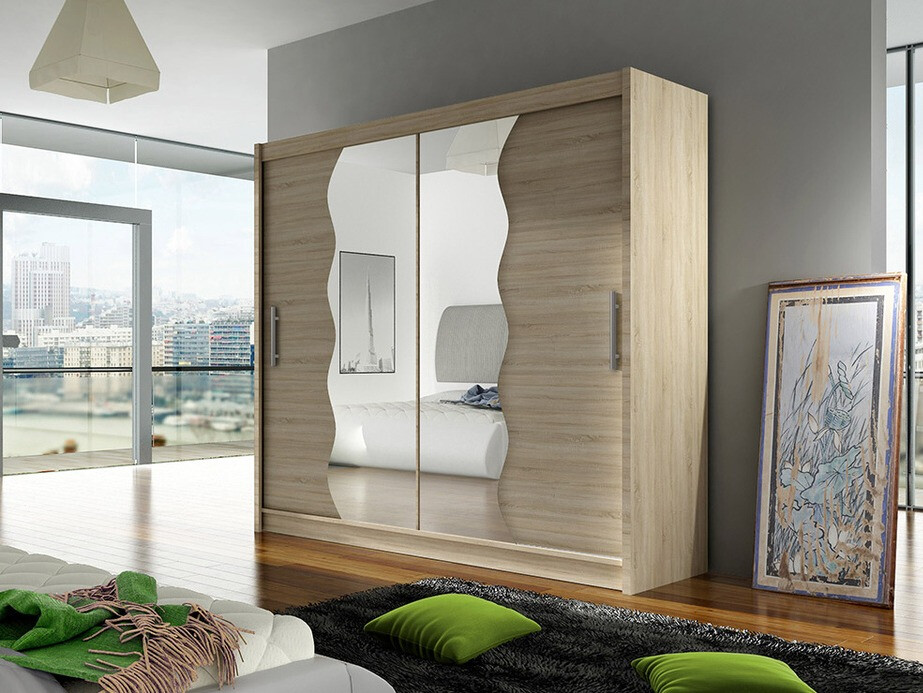 Kledingkast Closico 125 (Sonoma eik)