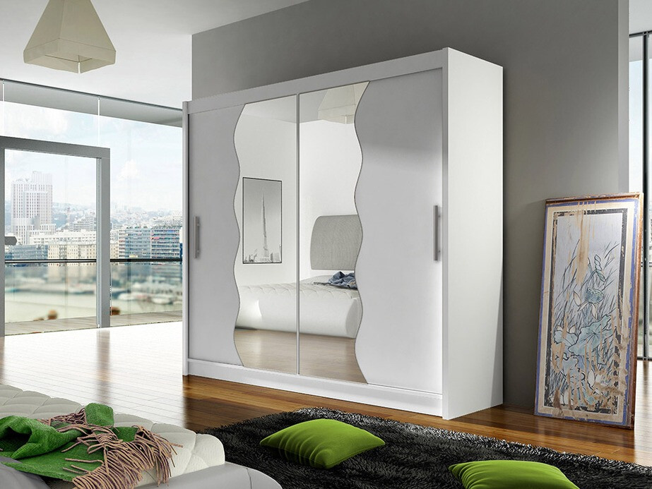 Kledingkast Closico 125 (Wit)