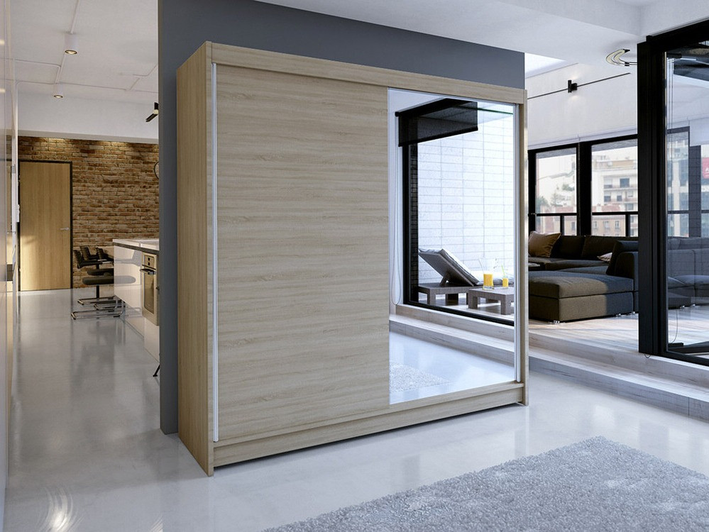 Kledingkast Closico 137 (Sonoma eik)