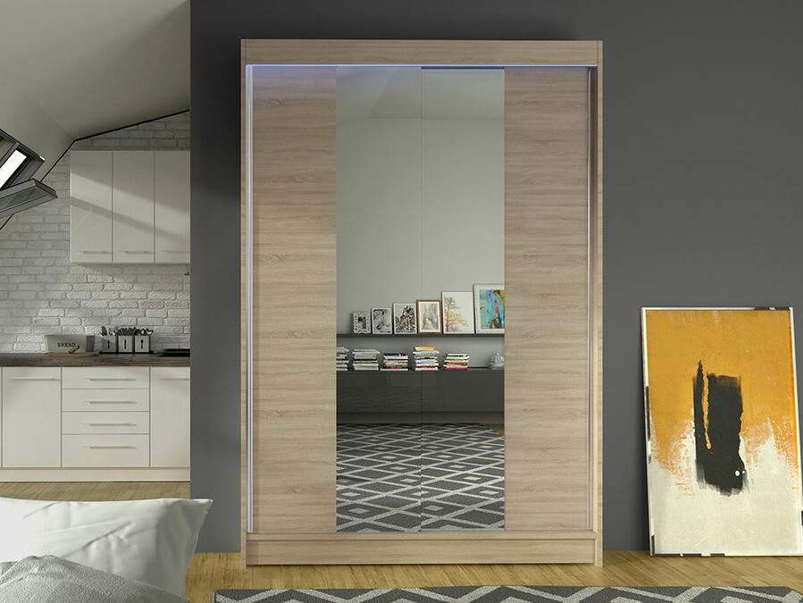 Kledingkast Closico 148 (Sonoma eik)