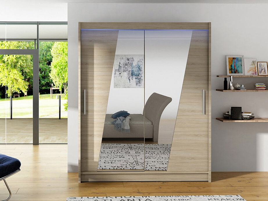 Kledingkast Closico 155 (Sonoma eik)