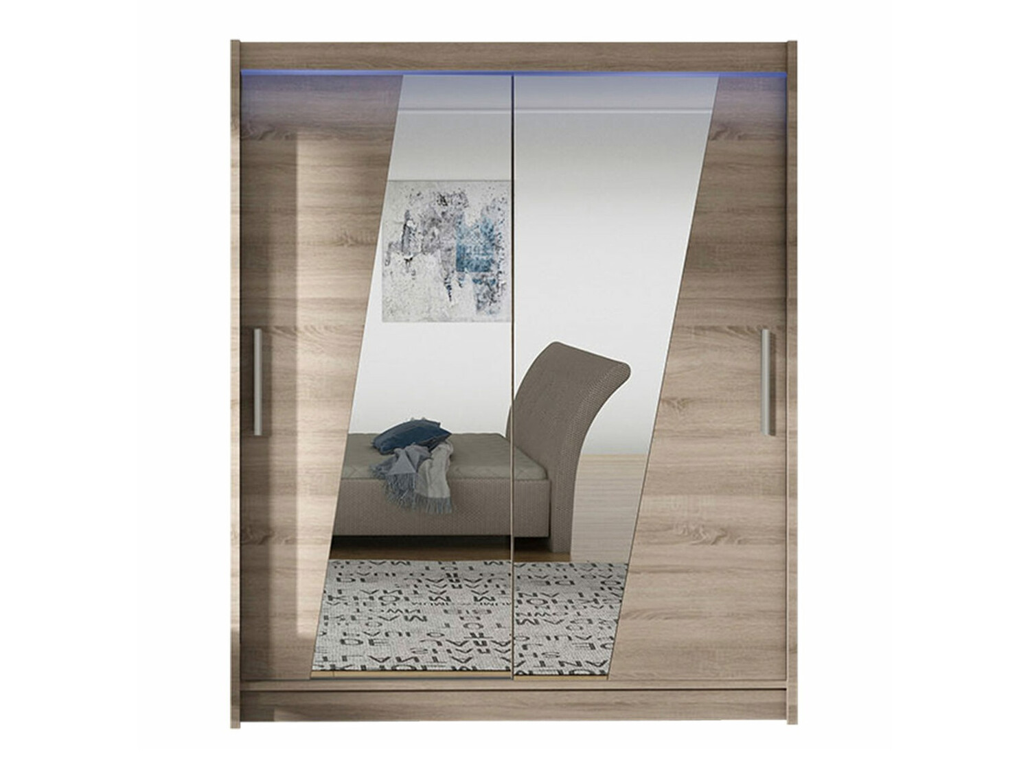 Kledingkast Closico Camera XIV (Truffel eiken)