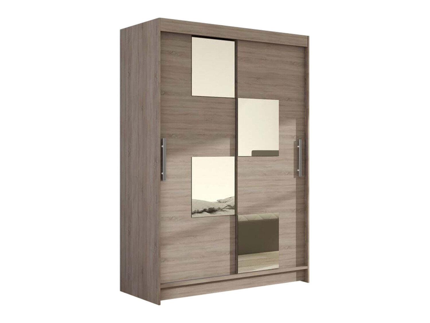 Kledingkast Closico Pacron III (Truffel eiken)