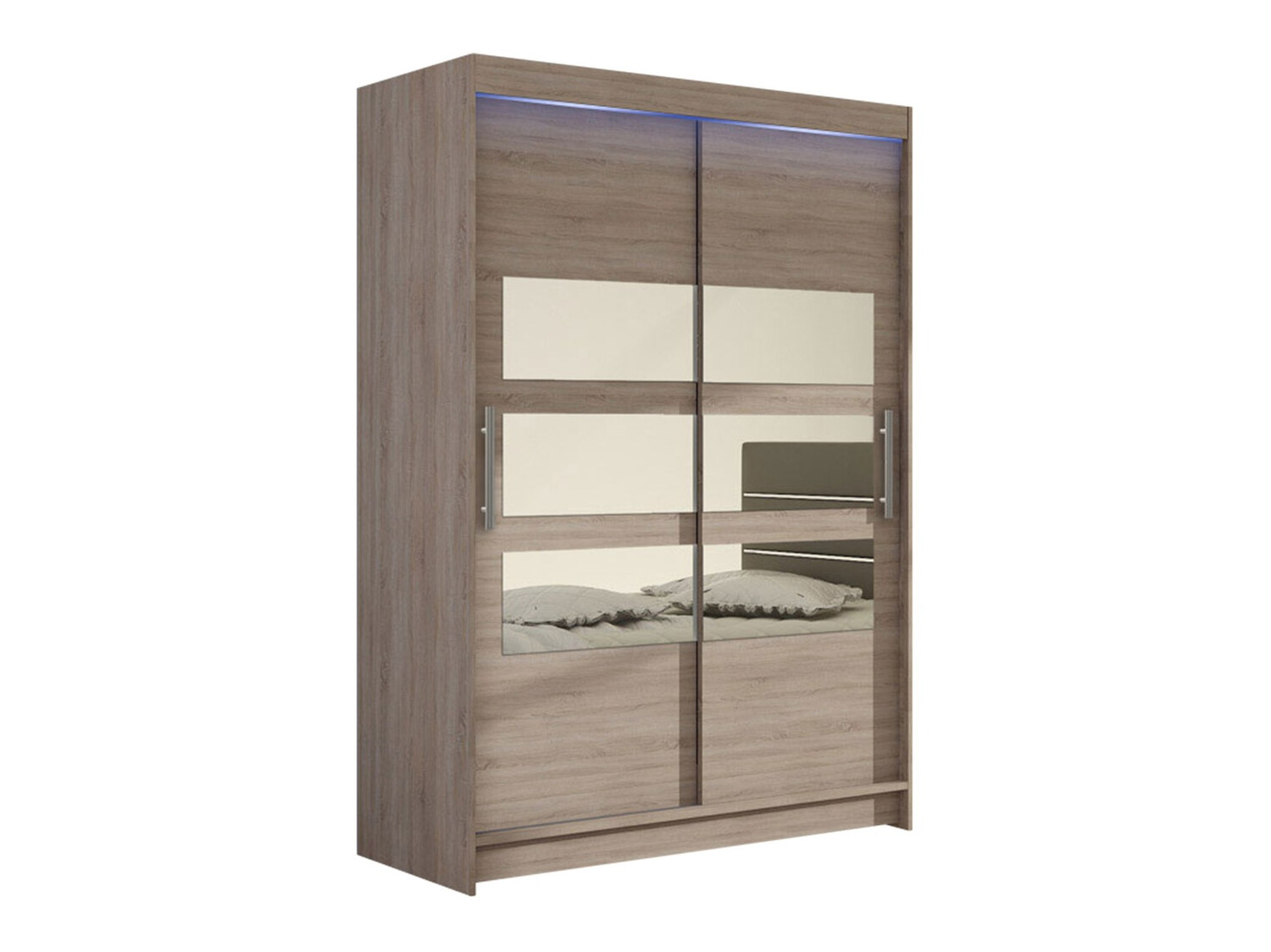 Kledingkast Closico Pacron V (Truffel eiken)