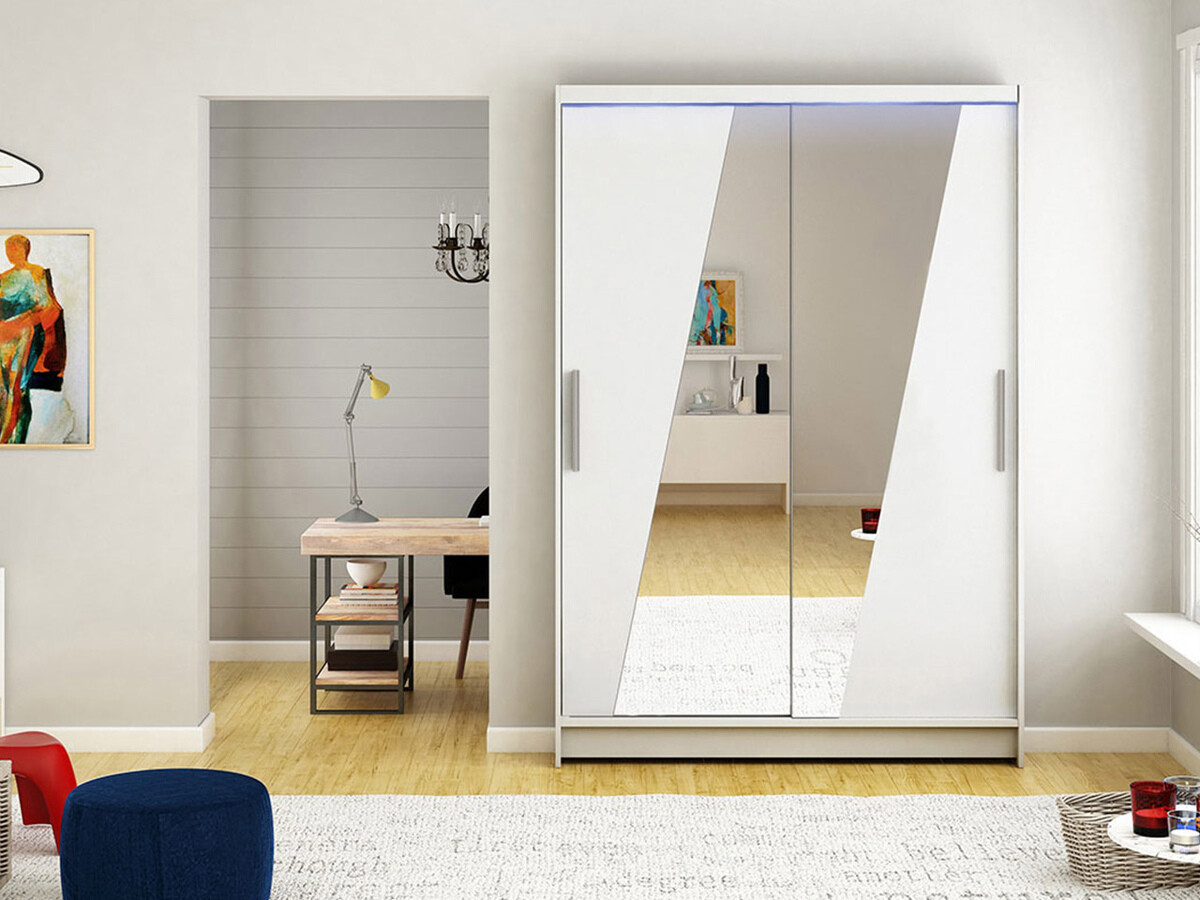 Kledingkast Closico Pacron VIII (Wit)