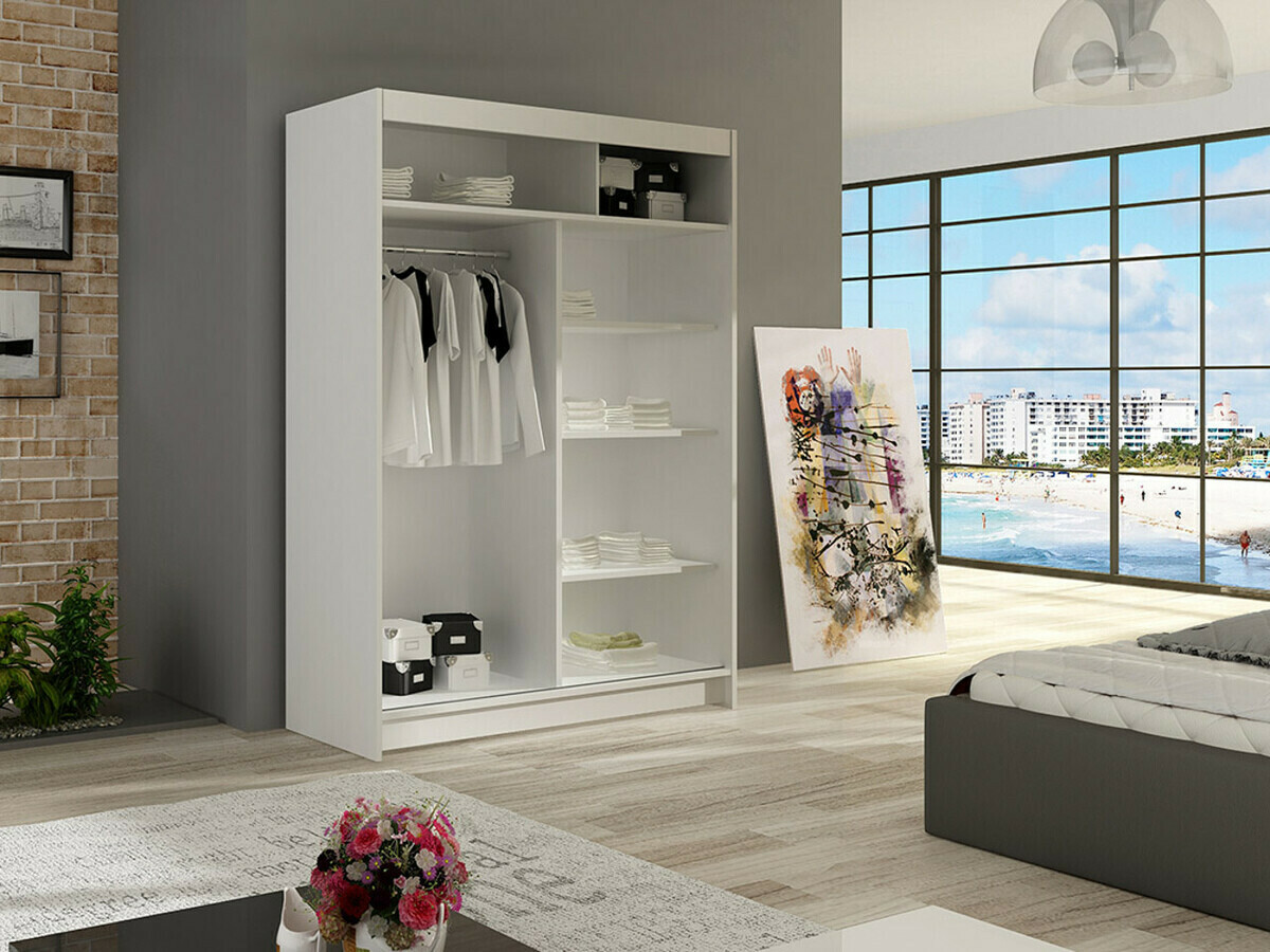 Kledingkast Closico Pacron VIII (Wit)